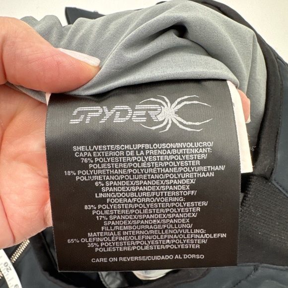 Spyder Womens Small (Size 4) XTL Thinsulate Ski Pants Black Waterproof Snowboard - Picture 7 of 9